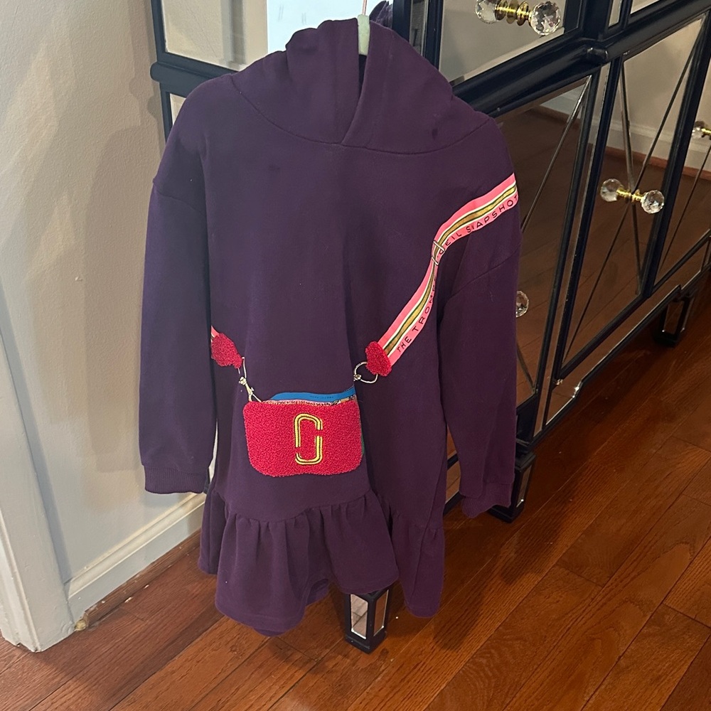 Marc Jacobs Purple Dress with Pink and Red Accents